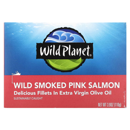 Wild Planet Wild Smoked Pink Salmon 3.9 oz (110 g)