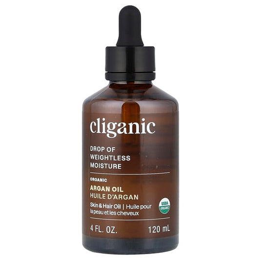 Cliganic Drop of Weightless Moisture™  Organic Argan Oil  4 fl oz (120 ml)