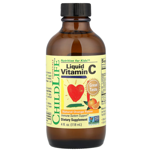 ChildLife Essentials Liquid Vitamin C Natural Orange 4 fl oz (118 ml)