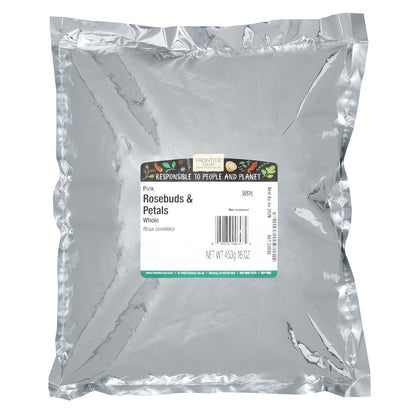 Frontier Co-op Whole Pink Rosebuds & Petals 16 oz (453 g)