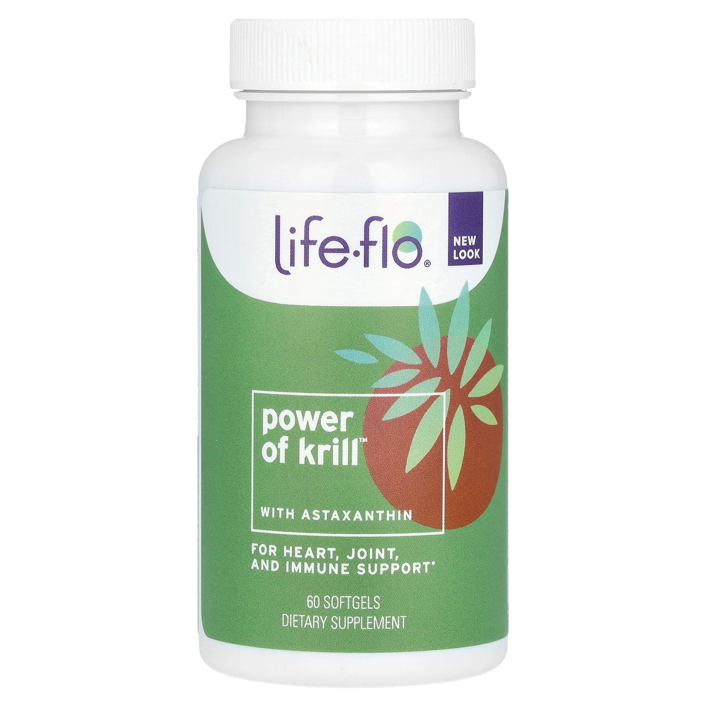 Life-flo Power of Krill With Astaxanthin 60 Softgels
