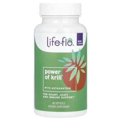 Life-flo Power of Krill With Astaxanthin 60 Softgels