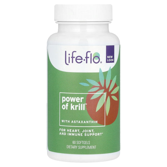 Life-flo Power of Krill With Astaxanthin 60 Softgels