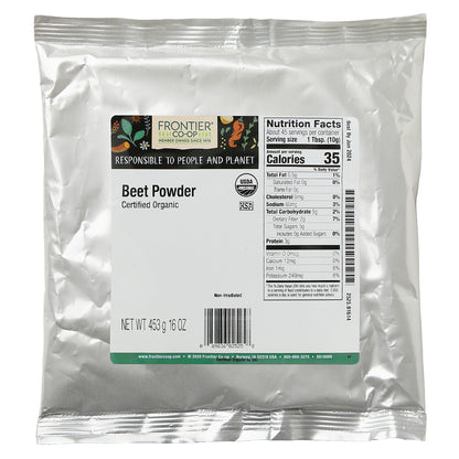 Frontier Co-op Organic Beet Powder 16 oz (453 g)