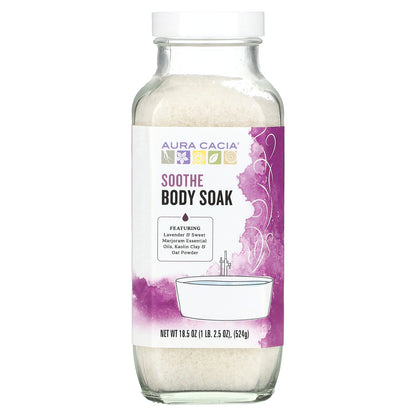 Aura Cacia Body Soak Soothe 18.5 oz (524 g)