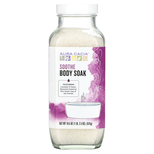 Aura Cacia Body Soak Soothe 18.5 oz (524 g)