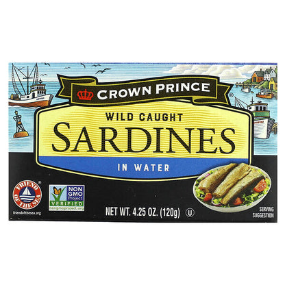 Crown Prince Natural Wild Caught Sardines In Tomato Sauce 7.5 oz (213 g)