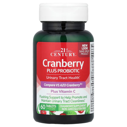 21st Century Cranberry Plus Probiotic 60 Tablets