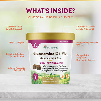 Naturvet Glucosamine DS Plus™ Soft Chews