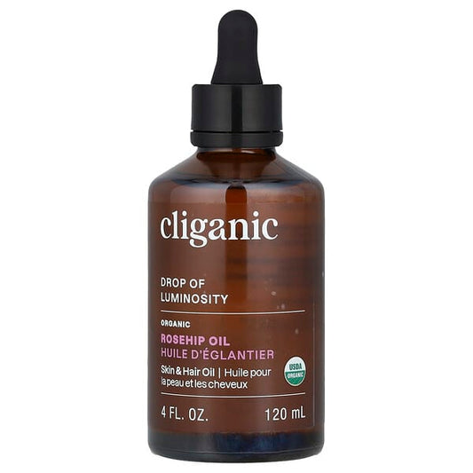 Cliganic Organic Rosehip Oil 4 fl oz (120 ml)