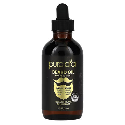 Pura D'or, Beard Oil , 4 fl oz (118 ml)