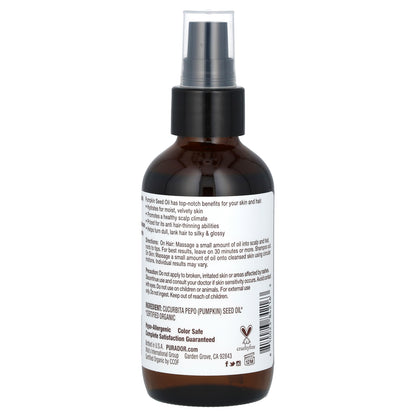 Pura D'or Organic Pumpkin Seed Oil 4 fl oz (118 ml)