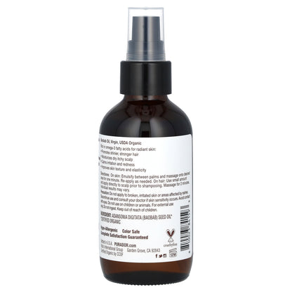 Pura D'or Organic Baobab Oil 4 fl oz (118 ml)
