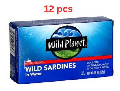 Wild Planet, Wild Sardines 4.4 oz (125 g)