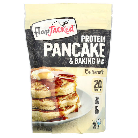 FlapJacked Protein Pancake and Baking Mix Buttermilk 12 oz (340 g)
