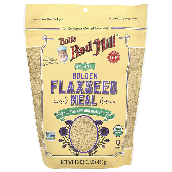Bob's Red Mill Organic Golden Flaxseed Meal 16 oz (453 g)