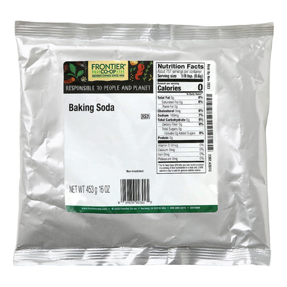 Frontier Co-op Baking Soda 16 oz (453 g)