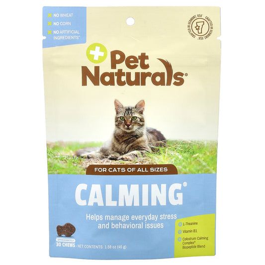 Pet Naturals Calming® For Cats All Sizes 30 Chews 1.59 oz (45 g)