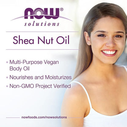 NOW Foods Solutions Shea Nut Oil 4 fl oz (118 ml)