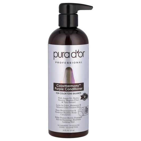 Pura D'or Professional ColorHarmony™ Purple Conditioner 16 fl oz (473 ml)