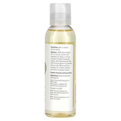 NOW Foods Solutions Avocado Oil 4 fl oz (118 ml)