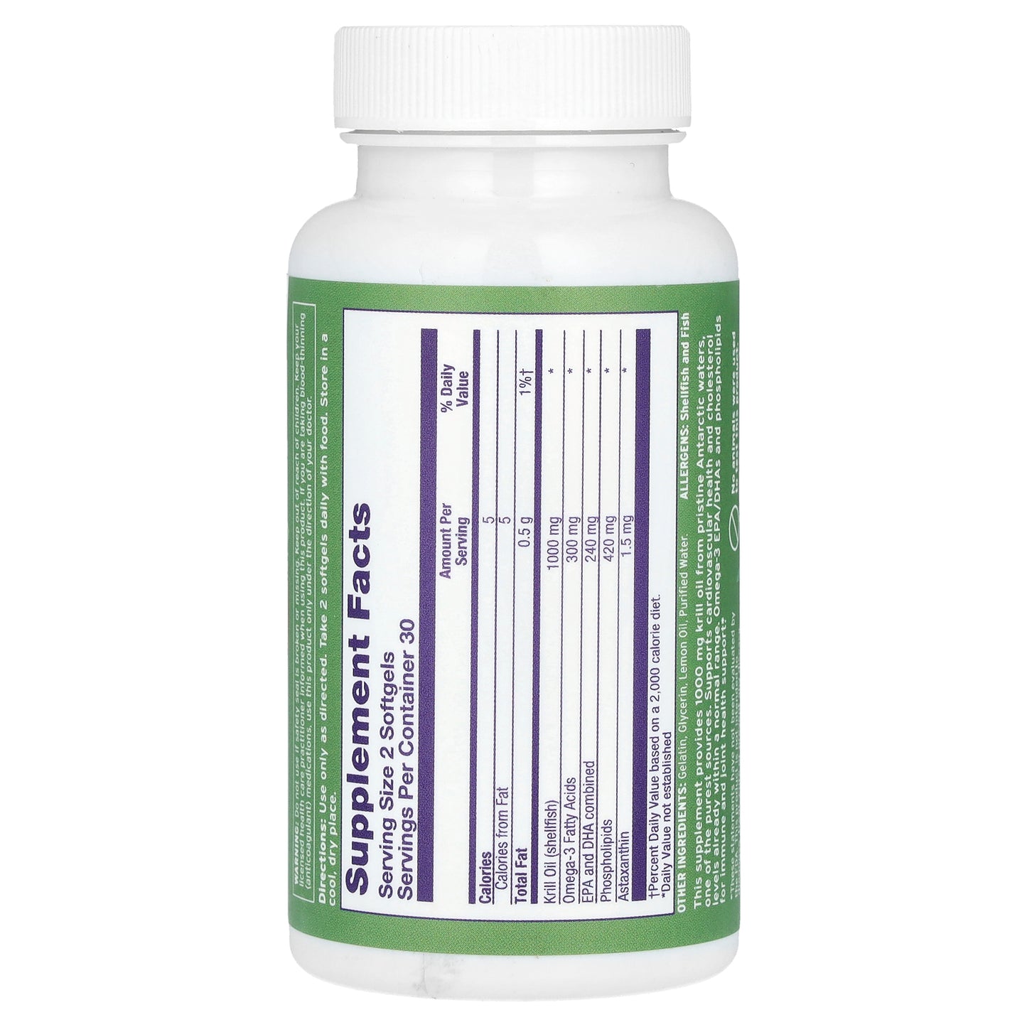 Life-flo Power of Krill With Astaxanthin 60 Softgels