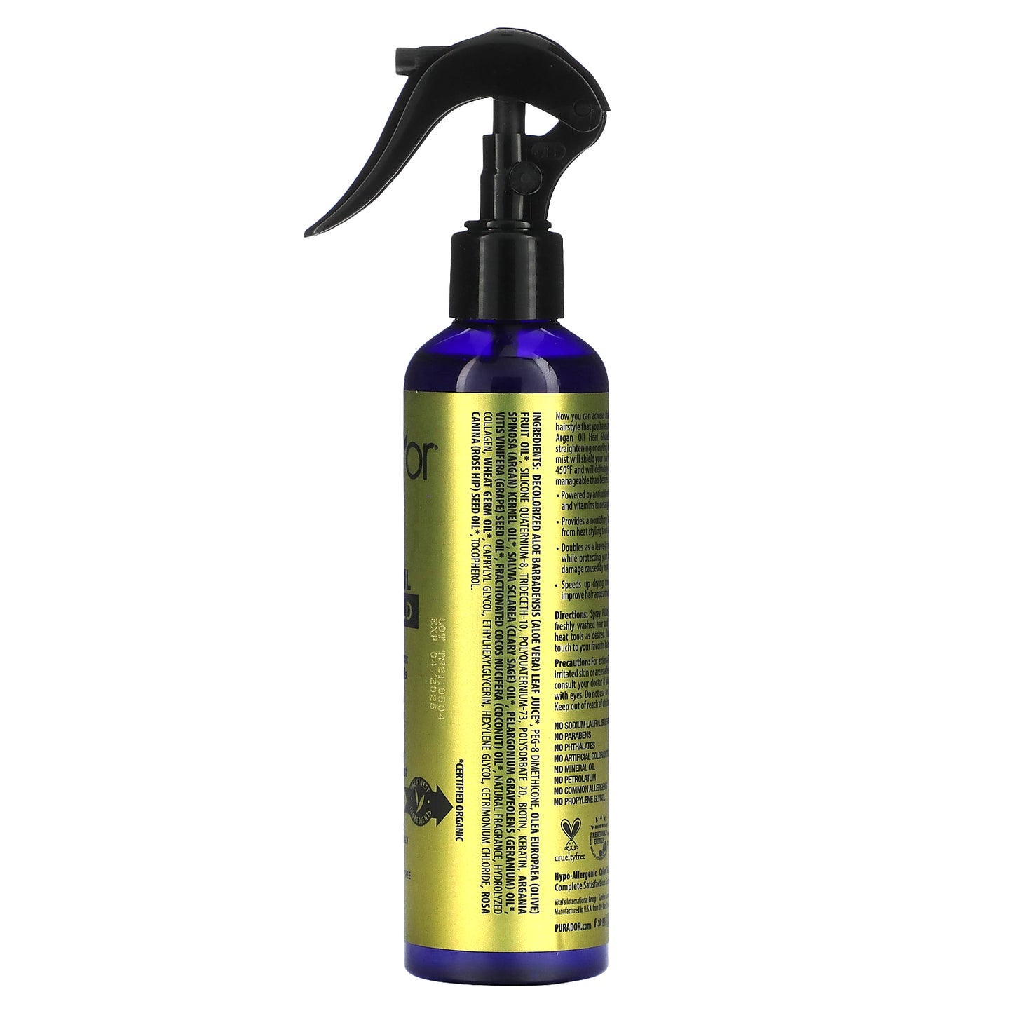 Pura D'or Heat Shield Argan Oil 8 fl oz (237 ml)