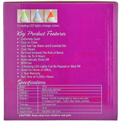 NOW Foods Solutions Ultrasonic Oil Diffuser 1 Diffuser
