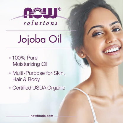 NOW Foods Solutions Jojoba Oil 16 fl oz (473 ml)