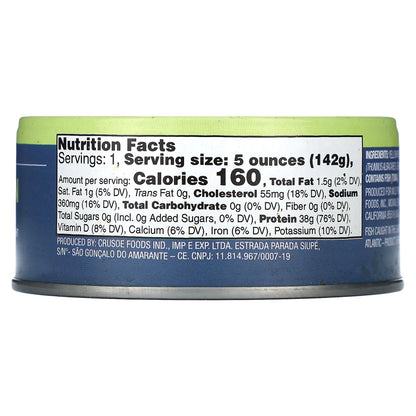 Wild Planet Yellowfin Wild Tuna  5 oz (142 g)