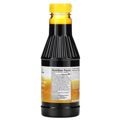 Swanson Certified Organic Blackstrap Molasses Unsulfured 16 fl oz (473 ml)