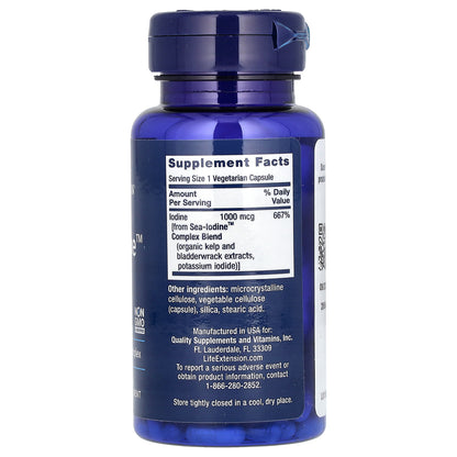 Life Extension Sea-Iodine 1000 mcg 60 Vegetarian Capsules