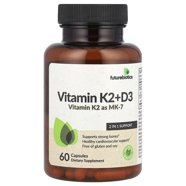 Futurebiotics Vitamin K2 + D3  120 Capsules