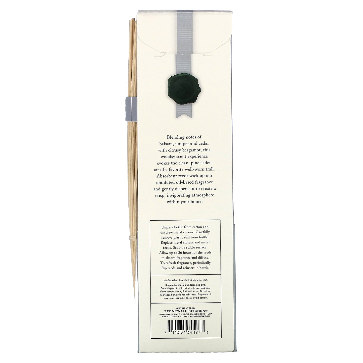 Stonewall Kitchen Stonewall Home Reed Diffuser Balsam Woods 4.06 fl oz (120 ml)