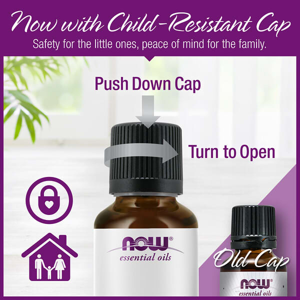 NOW Foods Organic Essential Oils Peppermint 4 fl oz (118 ml)