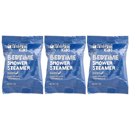 Aura Cacia Kids Bedtime Shower Steamers Peaceful 3 Tablets