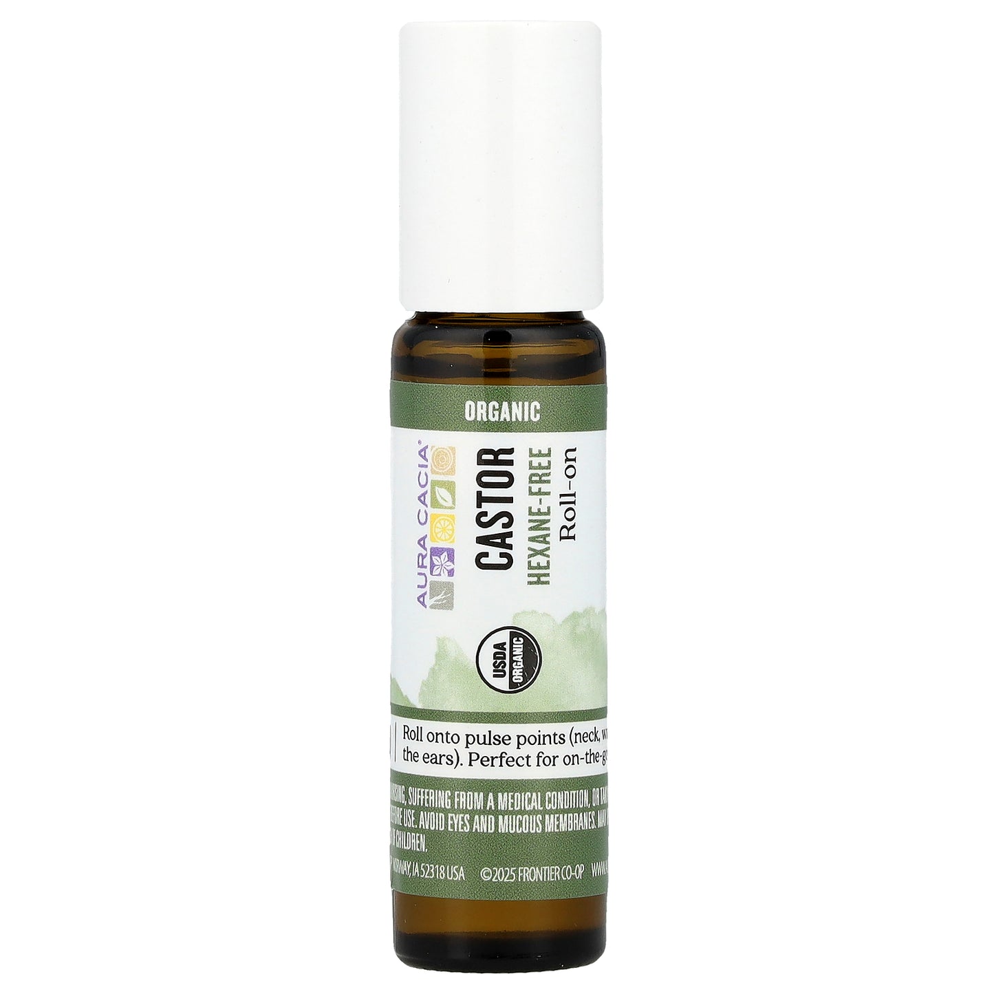 Aura Cacia Roll-On Castor 0.31 fl oz (9.2 ml)