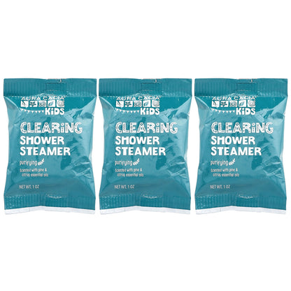 Aura Cacia Kids Clearing Shower Steamers Purifying 3 Tablets