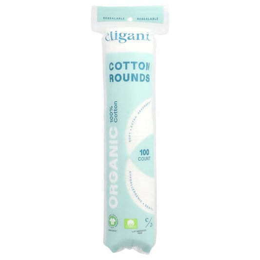 Cliganic Organic Cotton Rounds 100 Count