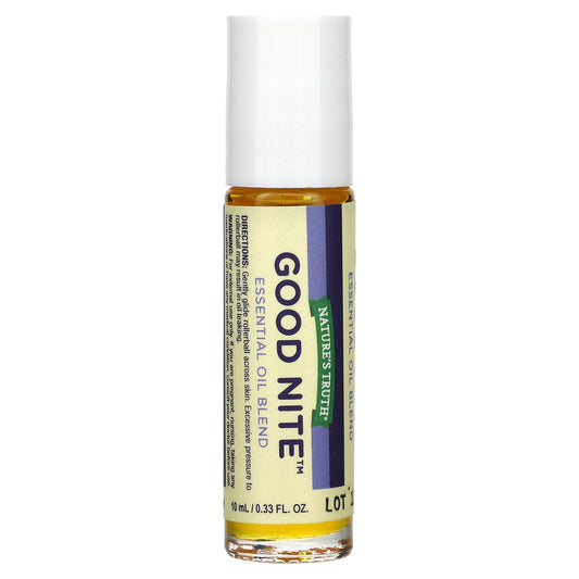 Nature's Truth Essential Oil Blend Roll On Good Night 0.33 fl oz (10 ml)
