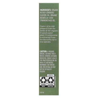 Aura Cacia Roll-On Castor & Frankincense 0.31 fl oz (9.2 ml)