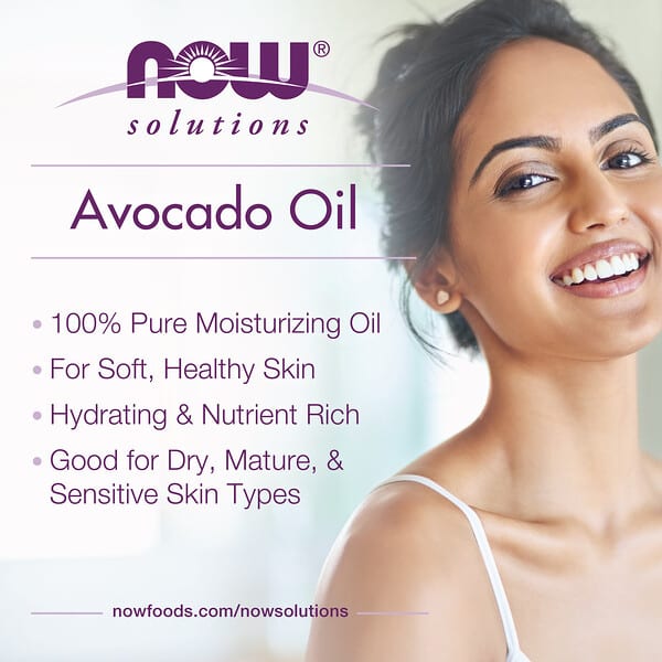 NOW Foods Solutions Avocado Oil 4 fl oz (118 ml)