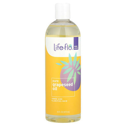Life-flo Pure Grapeseed Oil 16 fl oz (473 ml)