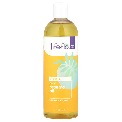 Life-flo Organic Pure Sesame Oil 16 fl oz (473 ml)