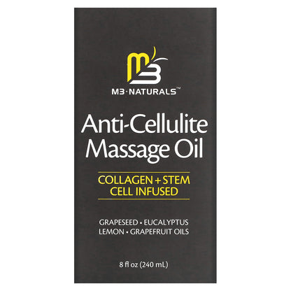 M3 Naturals Anti-Cellulite Massage Oil 8 fl oz (240 ml)