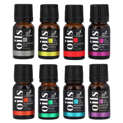 artnaturals Essential Oils Set Top 8 Blends 8 Bottles 0.33 fl oz (10 ml) Each