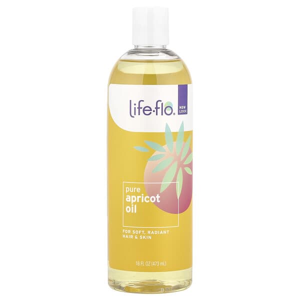 Life-flo Pure Apricot Oil 16 fl oz (473 ml)