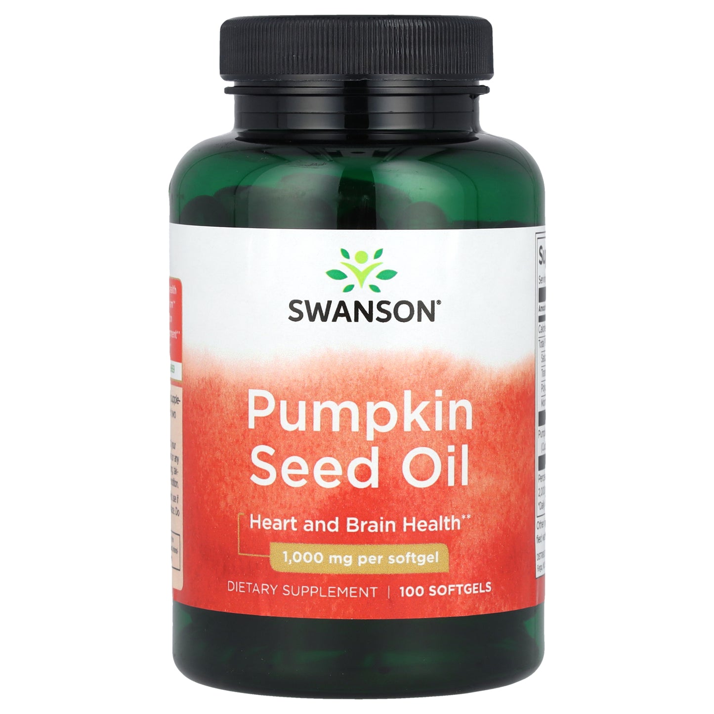 Swanson Pumpkin Seed Oil 1000 mg 100 Softgels