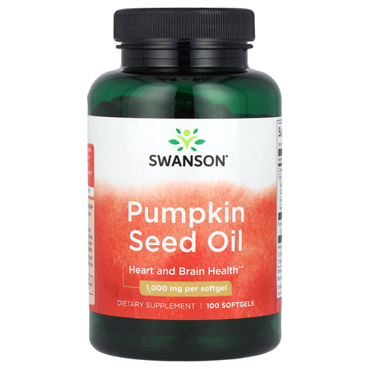 Swanson Pumpkin Seed Oil 1000 mg 100 Softgels