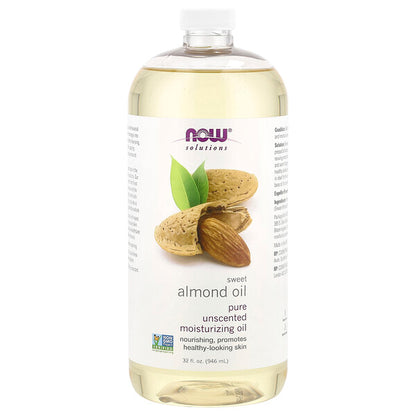 NOW Foods Solutions Sweet Almond Oil 4 fl oz (118 ml)